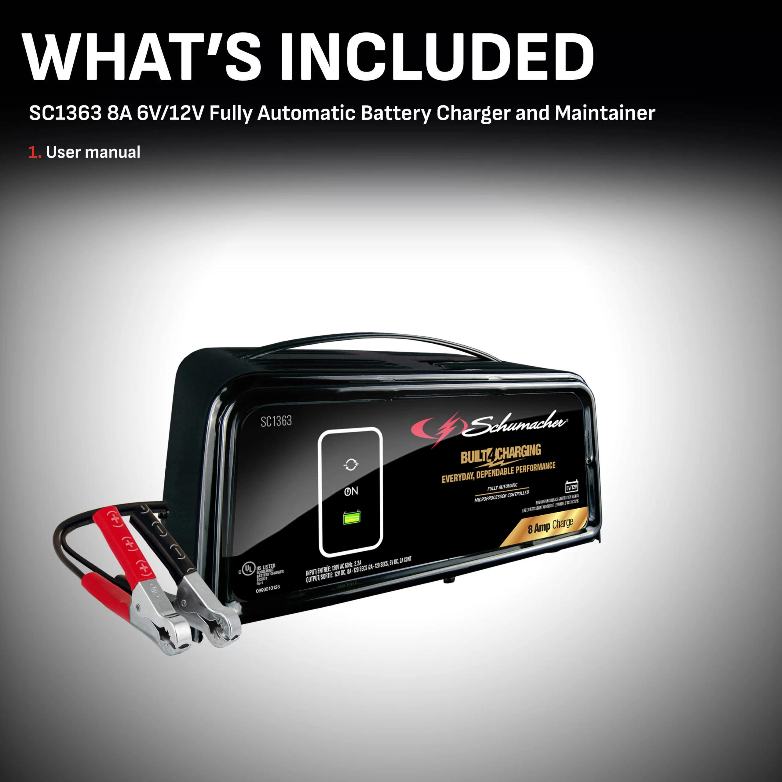 Schumacher Electric 8-Amp 6/12-volt Car Battery Charger