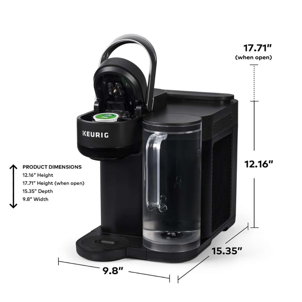 Keurig K-Brew+Chill Iced or Hot Single-Serve K-Cup Coffee Maker with MultiStream and QuickChill Technology, 70oz. Removable Reservoir