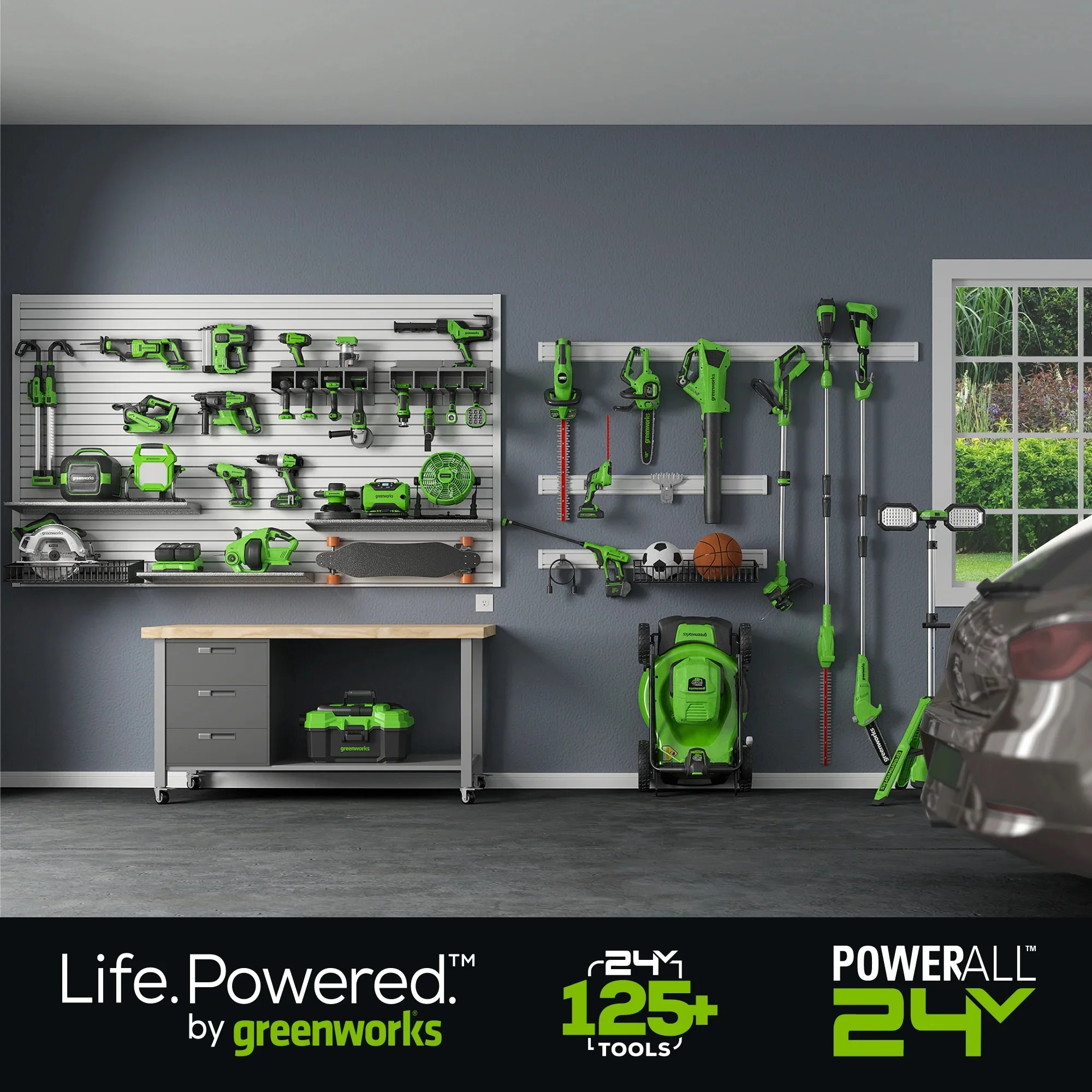 Greenworks 24V Cordless Axial Blower (90 Mph / 320 Cfm) with 2Ah USB Battery & Charger 2415702 - Image 12