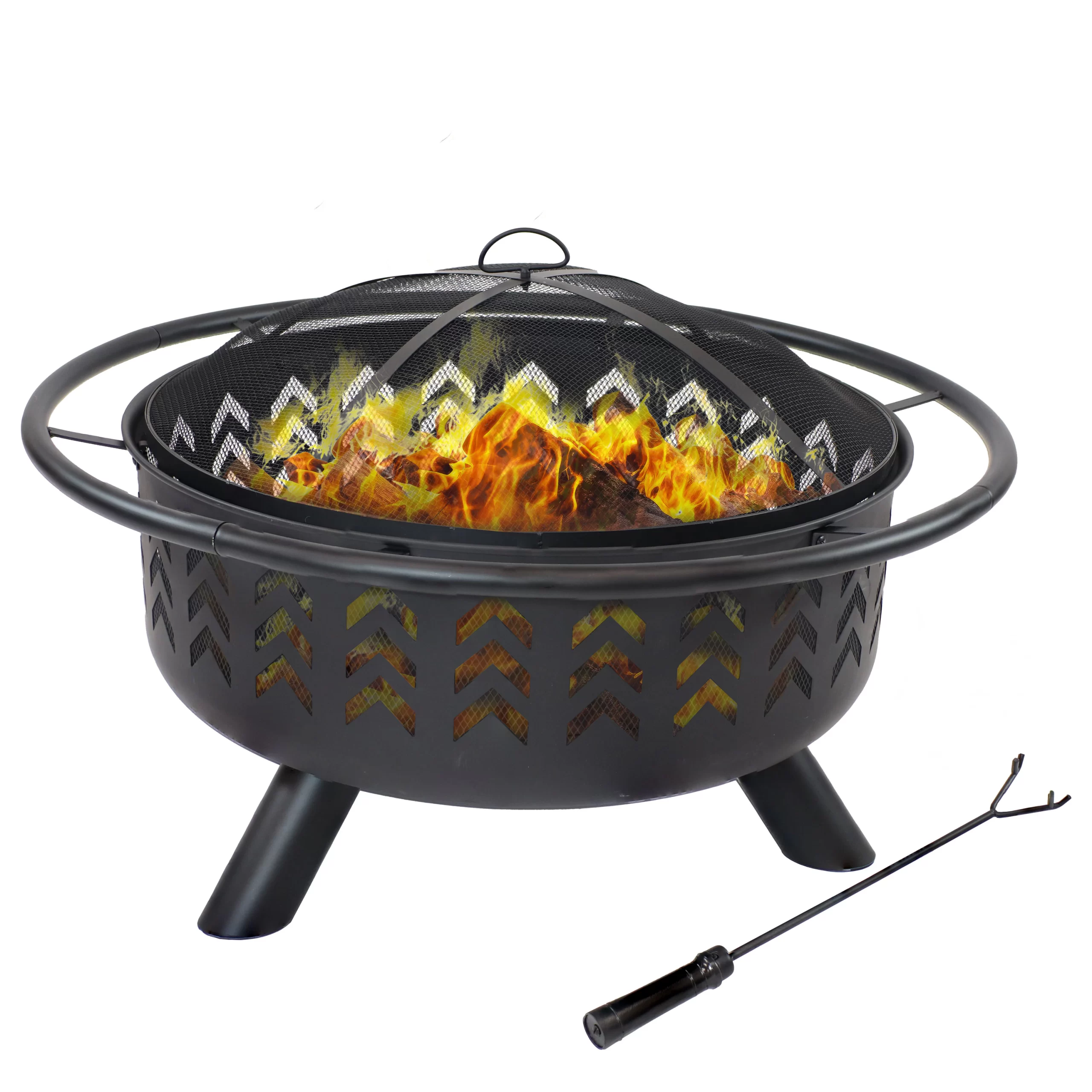 Sunnydaze Decor 36 in Arrow Fire Pit
