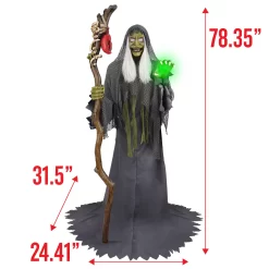 Haunted Living 6.5-ft Haunted Harbor Talking LED Servo Sea Witch Animatronic