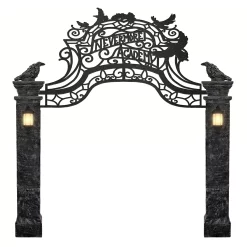Wednesday 10-ft Talking LED Nevermore Academy Arch Yard Decoration