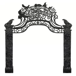 Wednesday 10-ft Talking LED Nevermore Academy Arch Yard Decoration