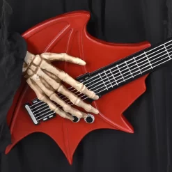 Haunted Living 6-ft Bluetooth Reaper Band LED Guitar Player Animatronic