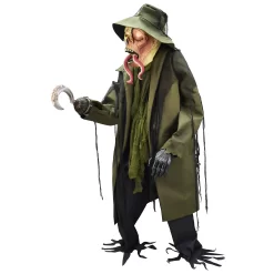 Haunted Living 6.5-ft Haunted Harbor Talking LED Zombie Fisherman Animatronic