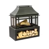 Deko Living 40inch Metal Wood Burner Fireplace