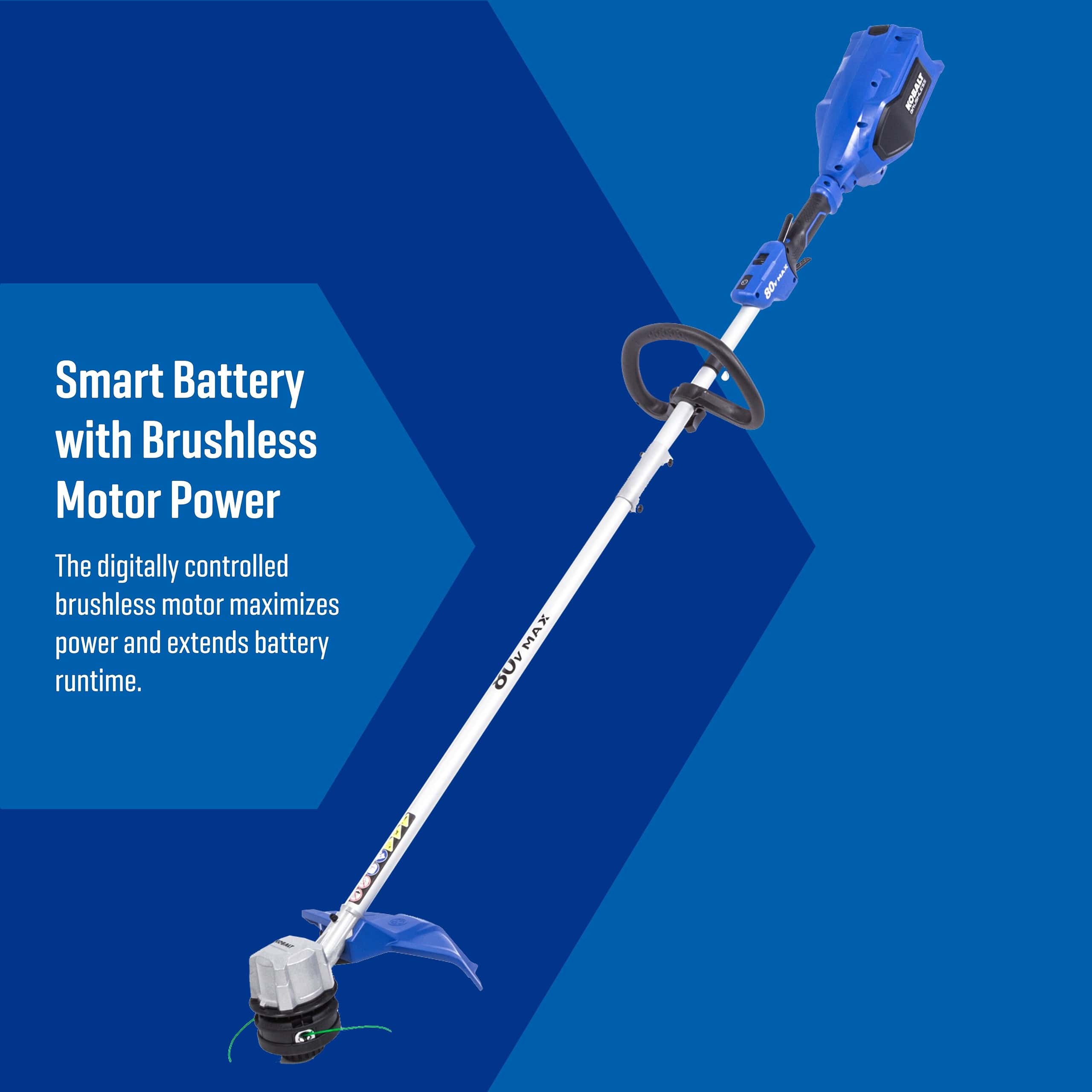 Kobalt 80-volt 16-in Straight Shaft Battery String Trimmer 2.5 Ah (Battery and Charger Included) - Image 4