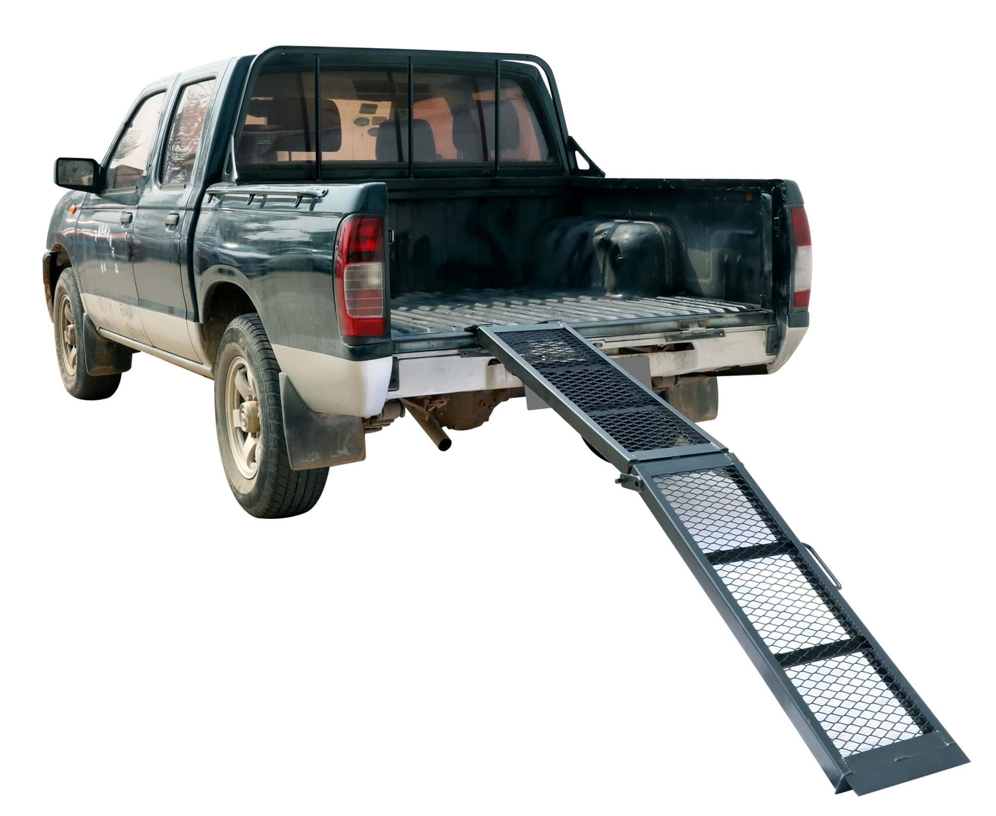 Carry-On Trailer 0.916-ft x 6.67-ft 800-lb Capacity Arched Folding Loading Ramp
