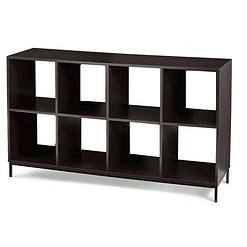 Better Homes & Gardens 8-Cube Organizer with Metal Base, Espresso