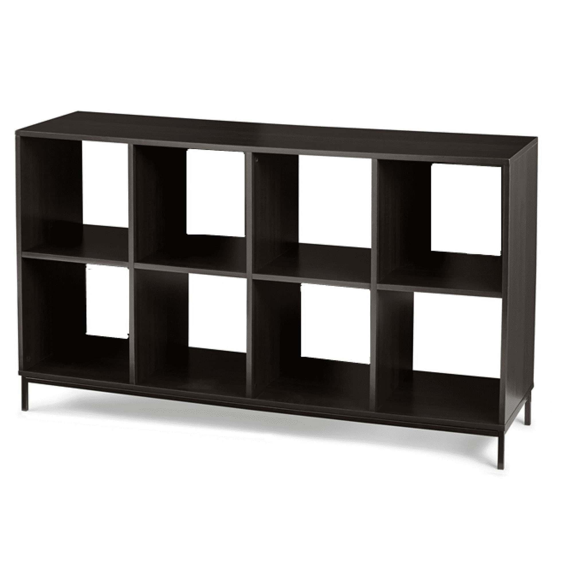 Better Homes & Gardens 8-Cube Organizer with Metal Base, Espresso