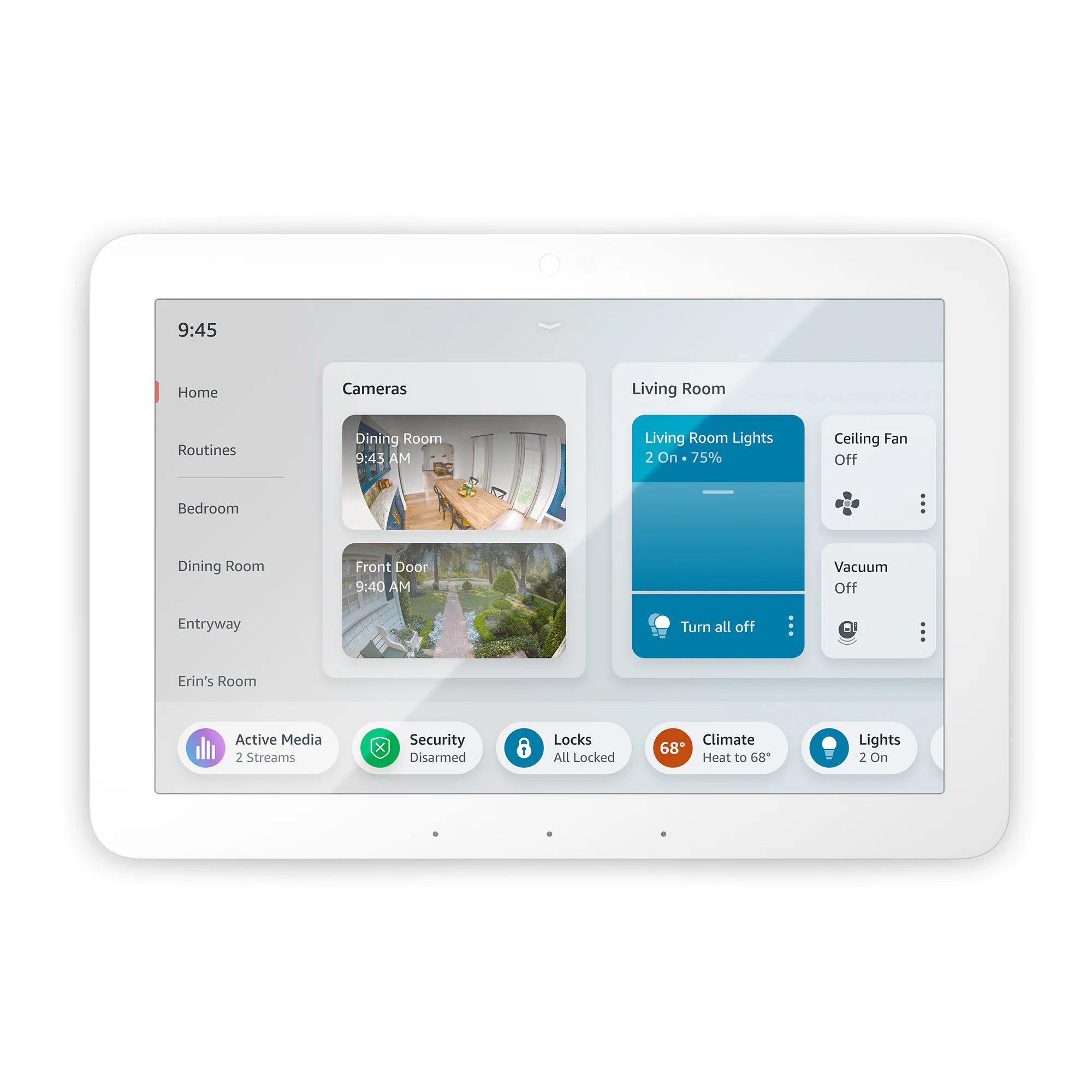Amazon Echo Hub 8 in. Smart Home Control Panel - Alexa compatible with over 140,000 Devices