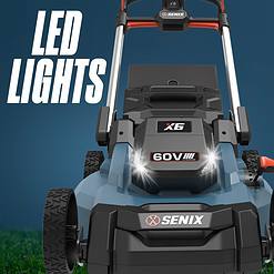 SENIX 60 Volt 60-volt 21-in Cordless Push Lawn Mower 6 Ah (1-Battery and Charger Included)