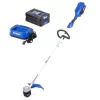Kobalt 80-volt 16-in Straight Shaft Battery String Trimmer 2.5 Ah (Battery and Charger Included)