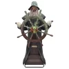 Haunted Living 6-ft Haunted Harbor Talking LED Steering Captain Animatronic