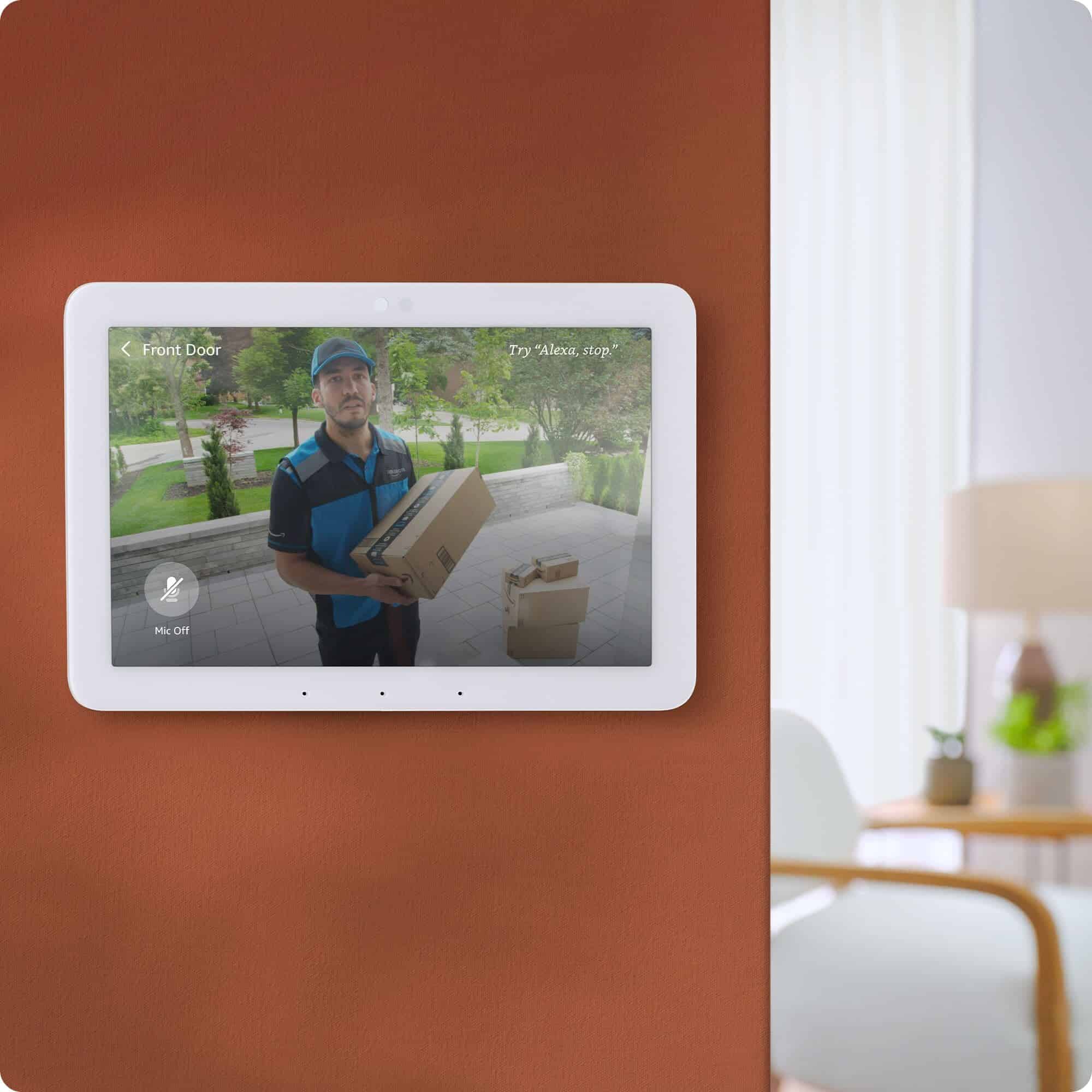 Amazon Echo Hub 8 in. Smart Home Control Panel - Alexa compatible with over 140,000 Devices
