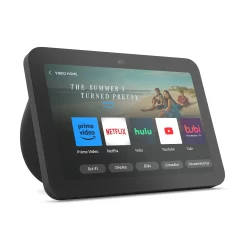 Amazon Echo Show 8 (3rd gen, 2023 release) - with spatial audio, smart home hub, and Alexa - Charcoal