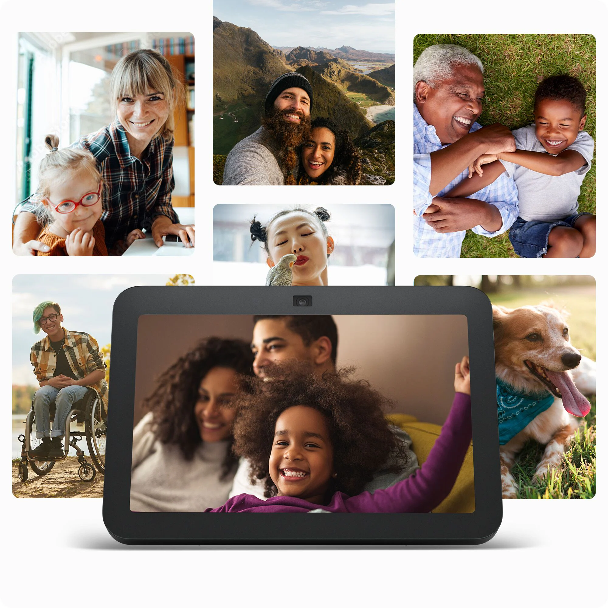 Amazon Echo Show 8 (3rd gen, 2023 release) - with spatial audio, smart home hub, and Alexa - Charcoal