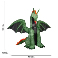 Haunted Living 9-ft LED Dragon with Flapping Wings Inflatable