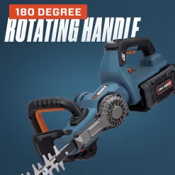 SENIX 60-volt Max 26-in Battery Hedge Trimmer 3 Ah (Battery and Charger Included)