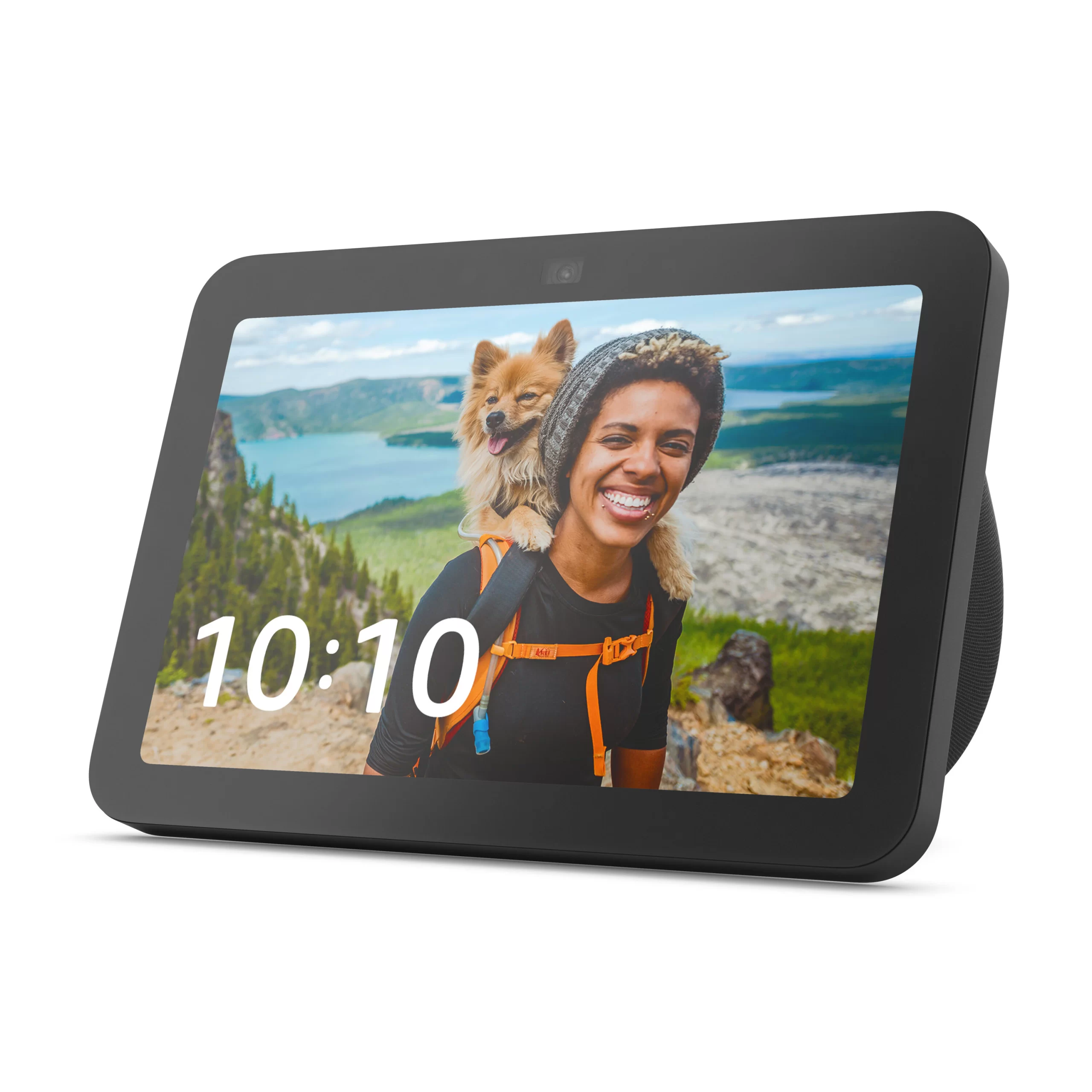 Amazon Echo Show 8 (3rd gen, 2023 release) - with spatial audio, smart home hub, and Alexa - Charcoal