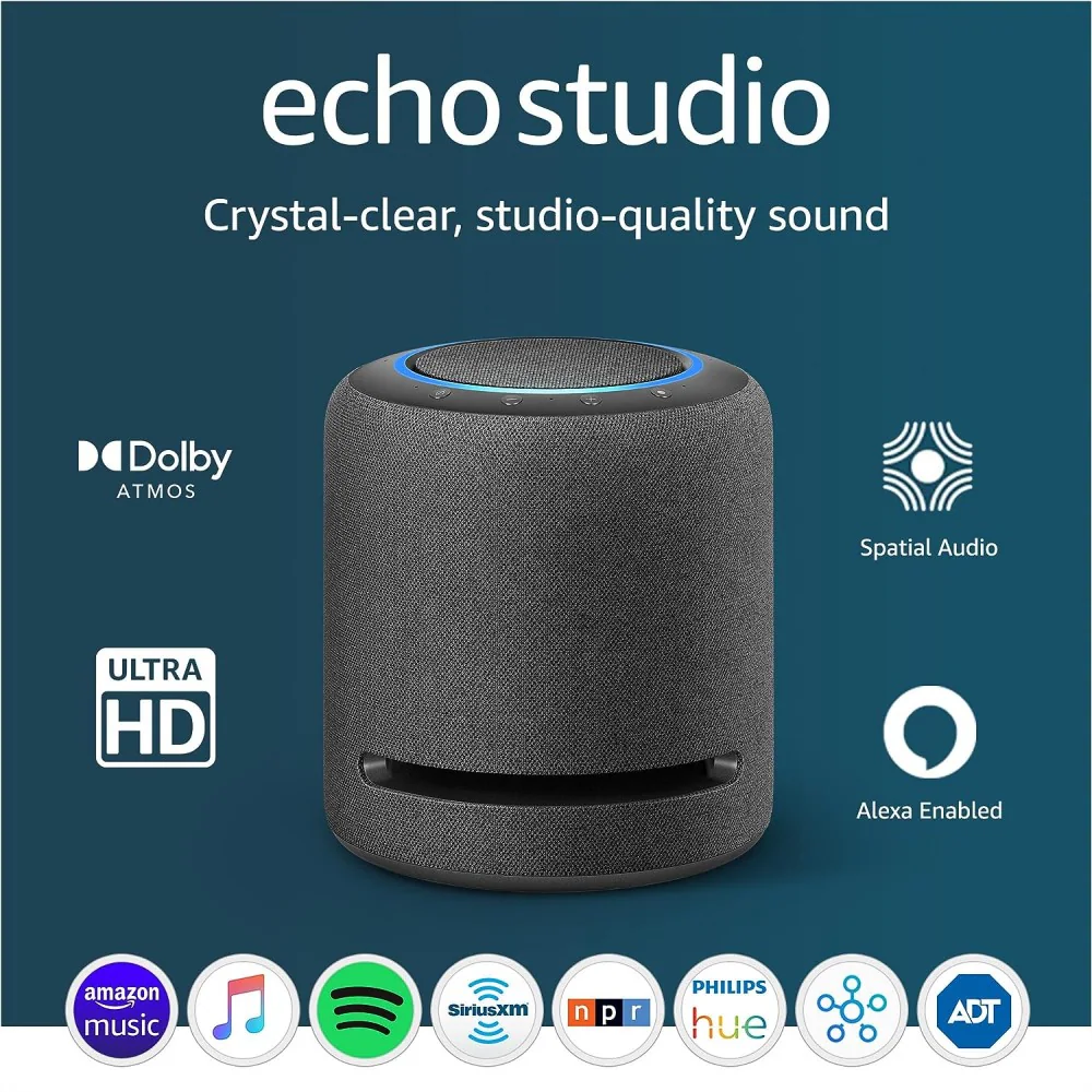 Amazon Echo Studio - Charcoal