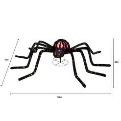 Haunted Living 2.5-ft LED Spider with Projector Decoration