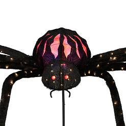 Haunted Living 2.5-ft LED Spider with Projector Decoration