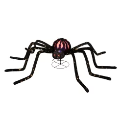 Haunted Living 2.5-ft LED Spider with Projector Decoration