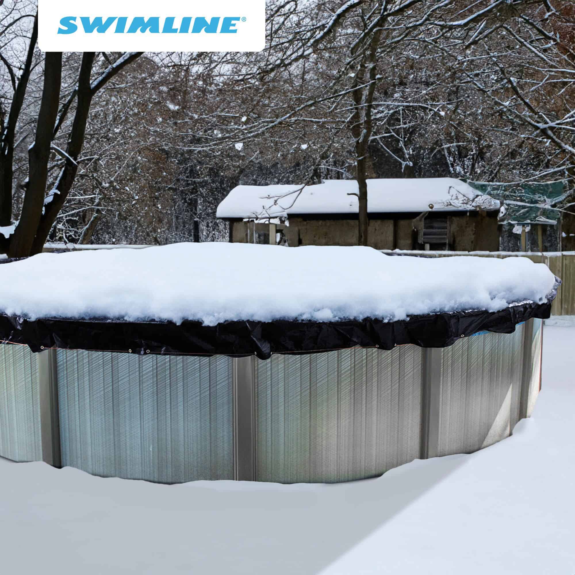 Swimline 27-ft x 27-ft Polyethylene Winter Round Pool Cover