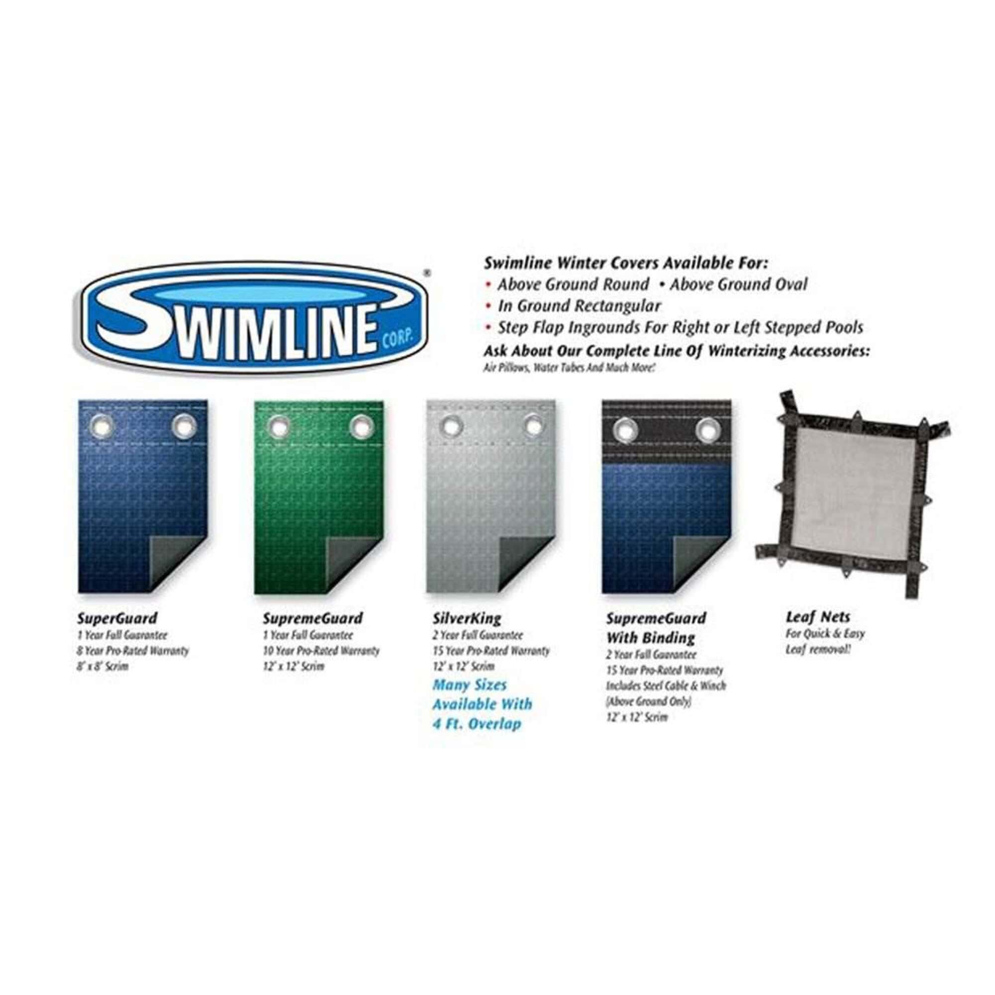 Swimline 27-ft x 27-ft Polyethylene Winter Round Pool Cover