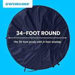 Swimline 27-ft x 27-ft Polyethylene Winter Round Pool Cover