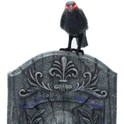 Haunted Hill Farm 5.08-ft Freestanding Motion Activated Lighted Tombstone Animatronic