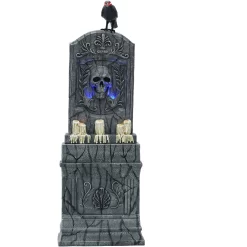 Haunted Hill Farm 5.08-ft Freestanding Motion Activated Lighted Tombstone Animatronic