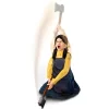 Haunted Hill Farm 4.04-ft Freestanding Motion Activated Laughing Axe Girl Animatronic