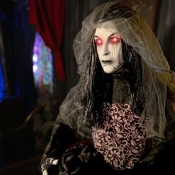 Haunted Hill Farm 5.92-ft Freestanding Moaning Lighted Corpse Bride Animatronic