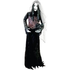 Haunted Hill Farm 5.92-ft Freestanding Moaning Lighted Corpse Bride Animatronic
