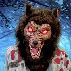 Haunted Hill Farm 2.58-ft Freestanding Motion Activated Lighted Werewolf Animatronic