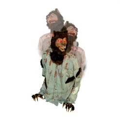 Haunted Hill Farm 2.58-ft Freestanding Motion Activated Lighted Werewolf Animatronic