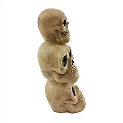 Haunted Hill Farm 3.08-ft Freestanding Lighted Skull Door Decoration
