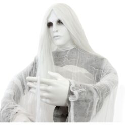Haunted Hill Farm 5.6-ft Freestanding Moaning Ghost Animatronic