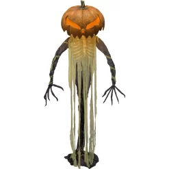 Haunted Hill Farm 9-ft Freestanding Motion Activated Talking Lighted Pumpkin Animatronic