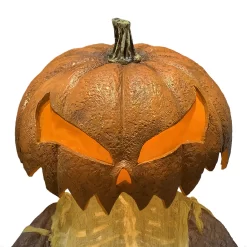 Haunted Hill Farm 9-ft Freestanding Motion Activated Talking Lighted Pumpkin Animatronic