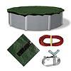 Blue Wave 32-ft x 32-ft Silver Polyethylene Winter Round Pool Cover