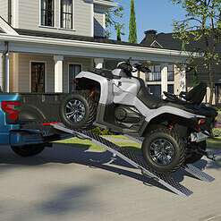Stalwart 8.86-ft x 77-ft 2200-lb Capacity Arched Folding Loading Ramp