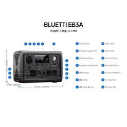 BLUETTI 268Wh 600-Watt Portable Power Station