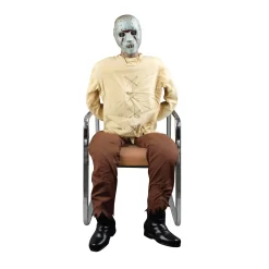 Haunted Hill Farm 4-ft Freestanding Motion Activated Prisoner Animatronic