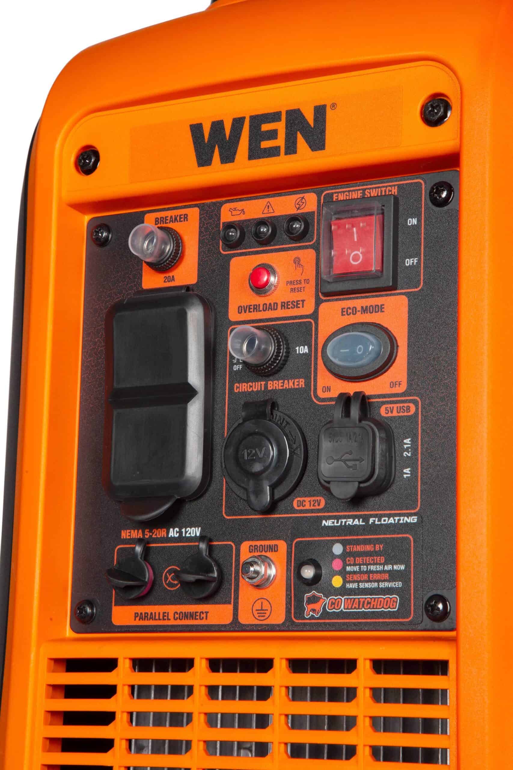WEN Super Quiet Inverter 2250-Watt Single Fuel (Gasoline) Inverter Generator
