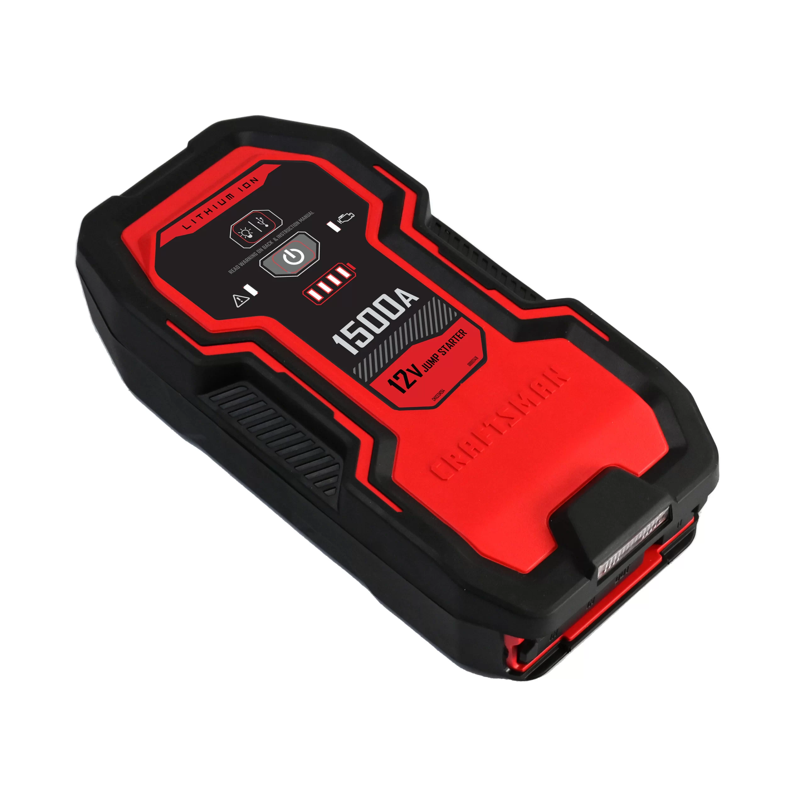 CRAFTSMAN CMXCESM264 1500-Amp 12-Volt Portable Car Battery Jump Starter with Digital Display