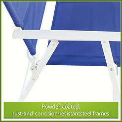 Mainstays Albany Lane 6-Piece Outdoor Patio Dining Set, Blue