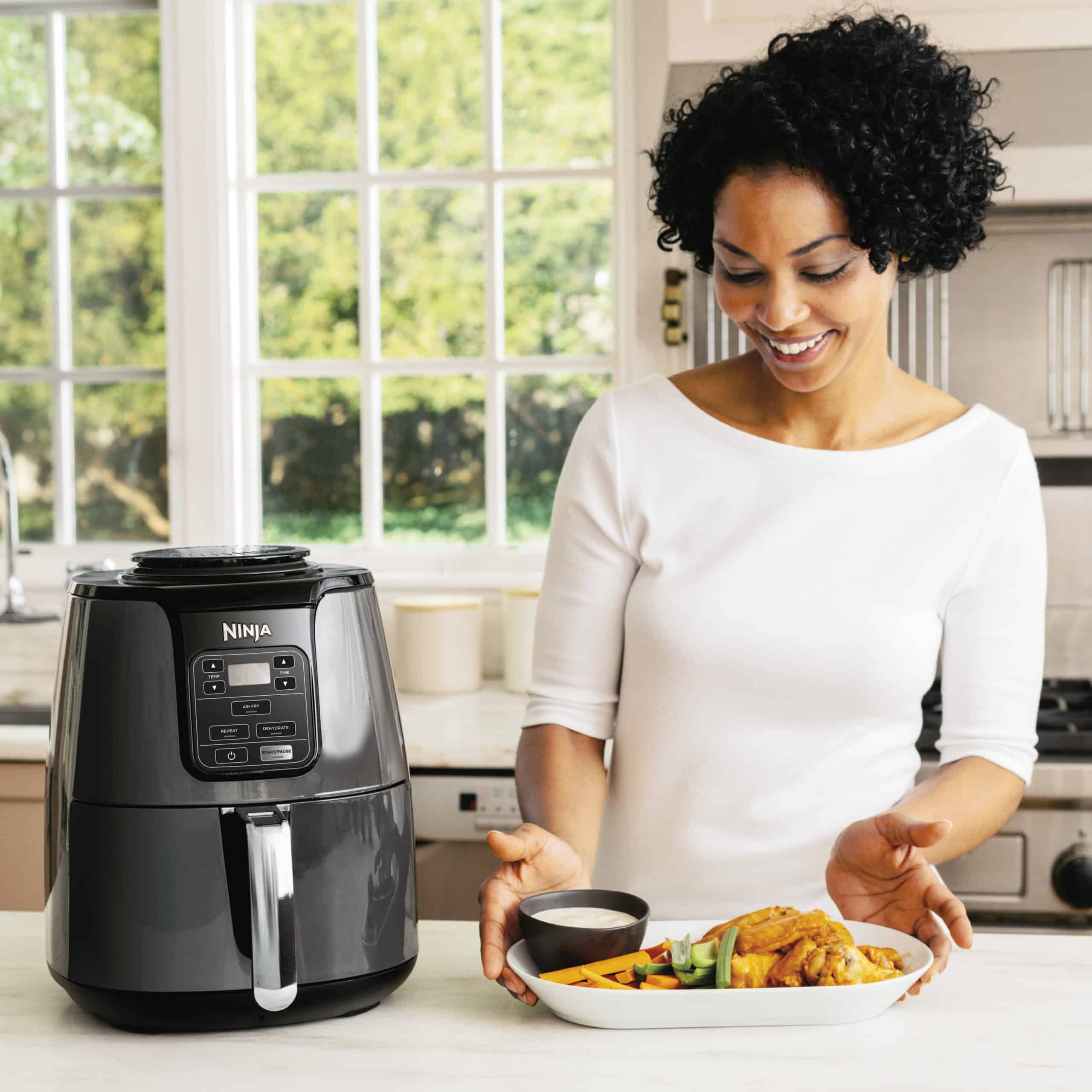 Ninja AF100WM 4QT Air Fryer, Black